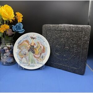 Limoges D'Arceau "Albertine la Femme Liane" de Paul Poiret 1910 Collector Plate